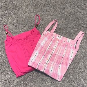 Gap Kids Girls’ Size XXL 2-pack Pink Tank tops